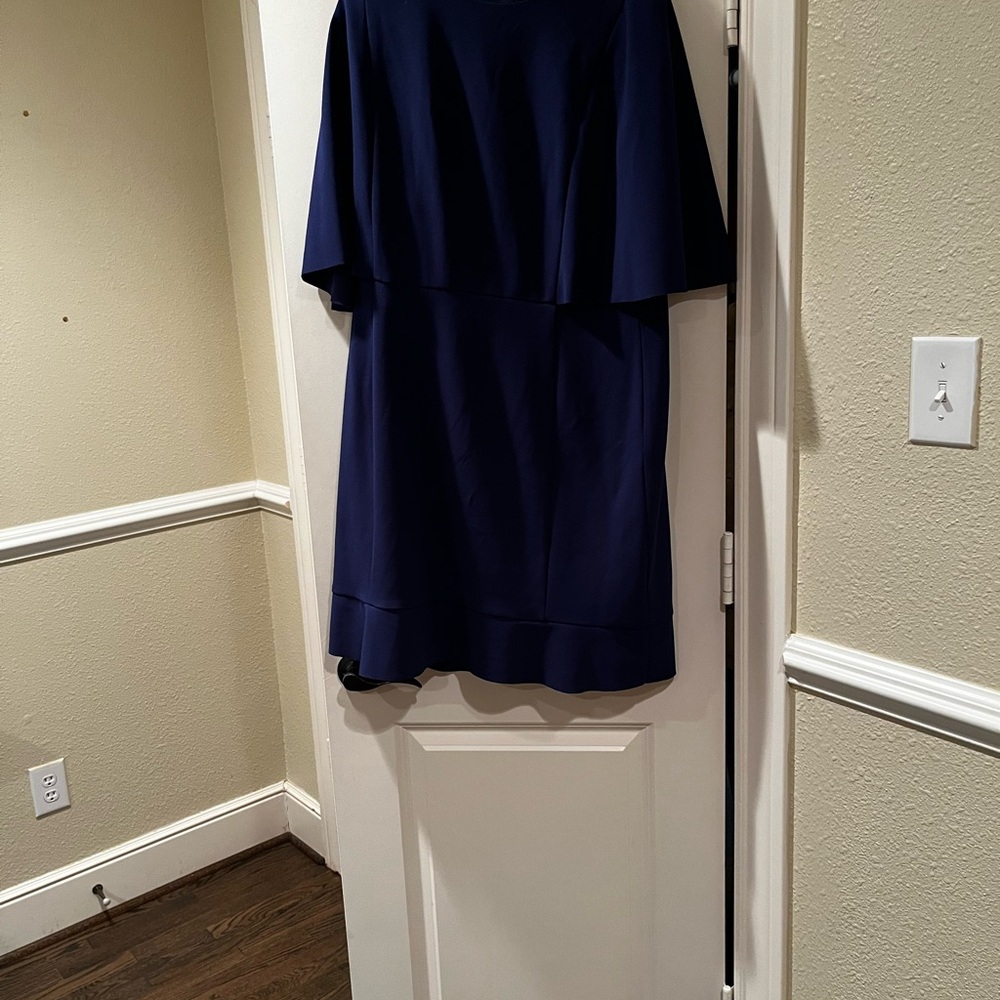 Lauren Ralph Lauren Navy Long Sleeve Dress